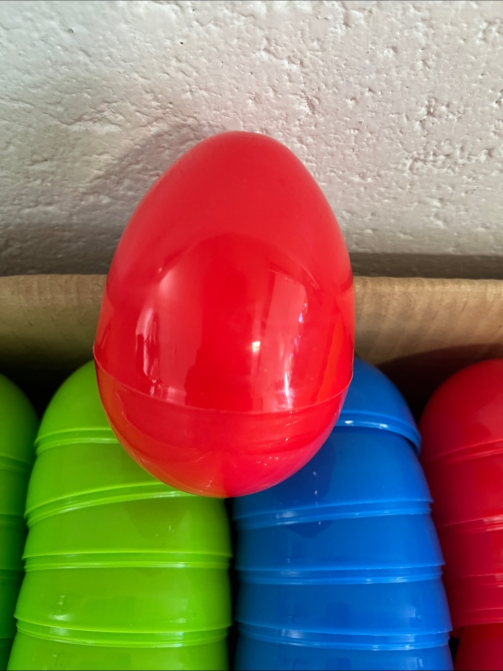50 Pc New 4” Plastic Easter Egg Hunt Eggs- Assorted Colors- See Listing - Picture 2 of 3